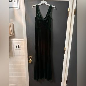 Revelry bridesmaid dress Dakota size 6 emerald